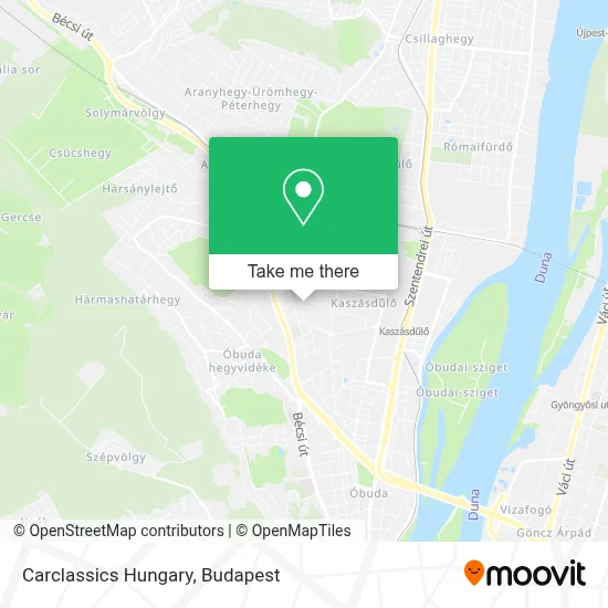 Carclassics Hungary map