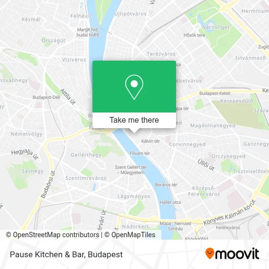 Pause Kitchen & Bar map