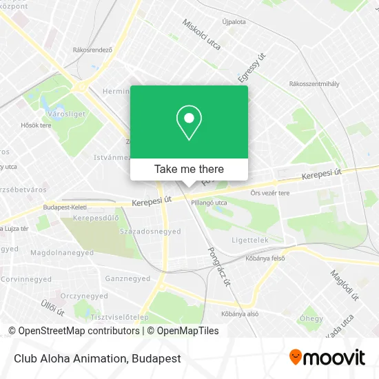 Club Aloha Animation map