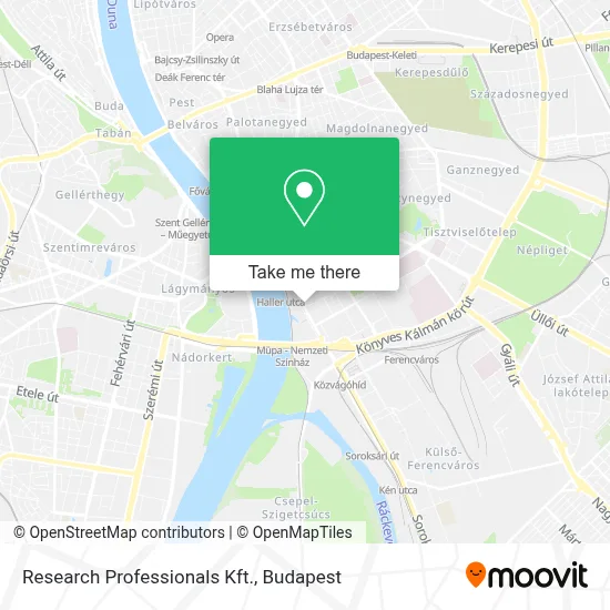 Research Professionals Kft. map