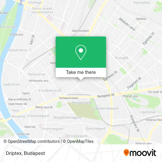Driptex map
