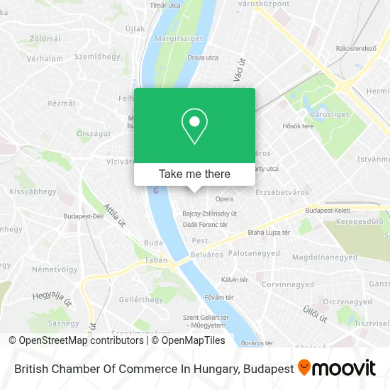 British Chamber Of Commerce In Hungary map