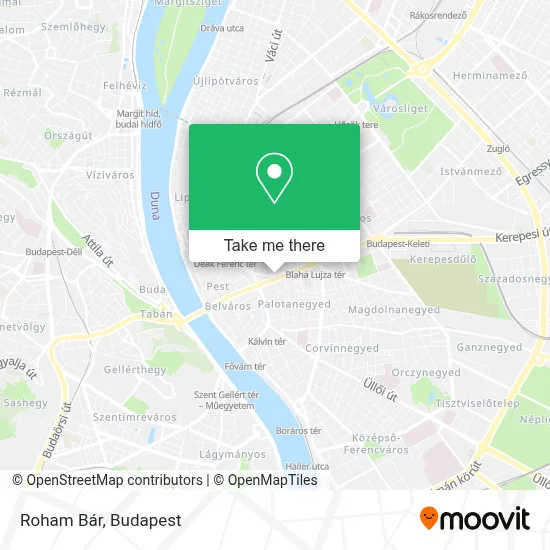 Roham Bár map