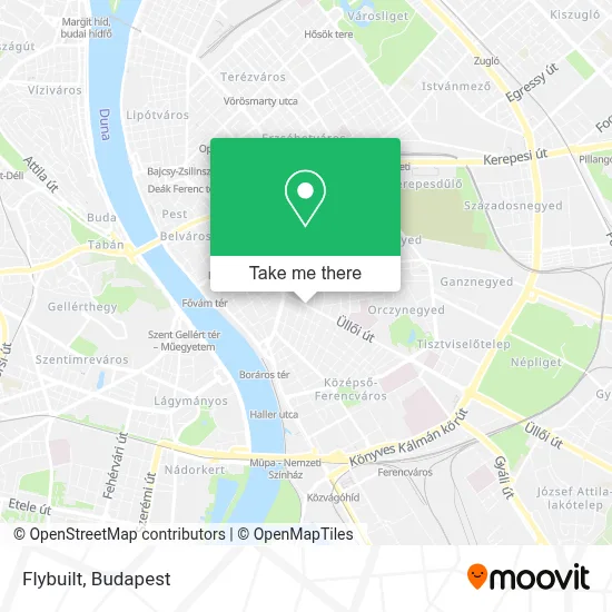 Flybuilt map