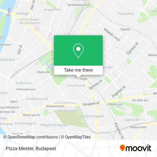 Pizza Mester map