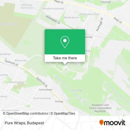 Pure Wraps map
