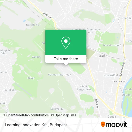 Learning Innovation Kft. map