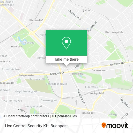 Live Control Security Kft map