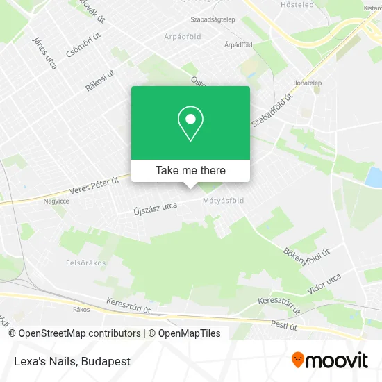 Lexa's Nails map