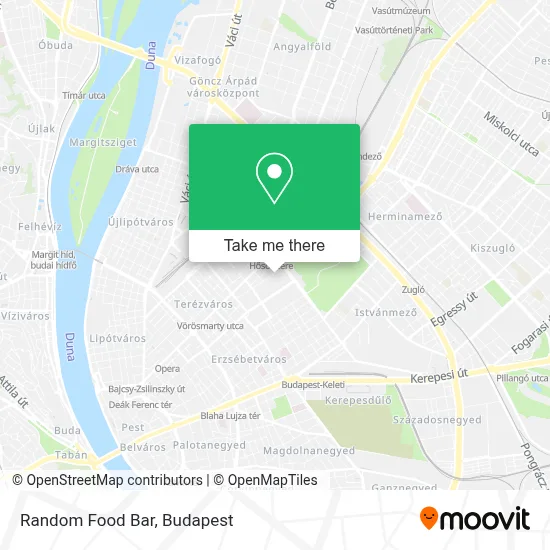 Random Food Bar map