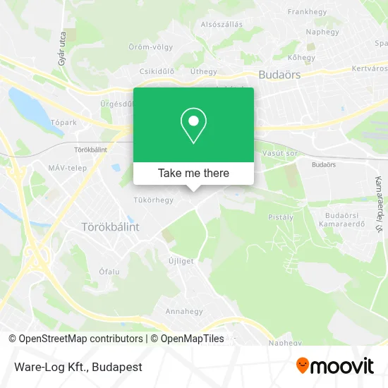 Ware-Log Kft. map