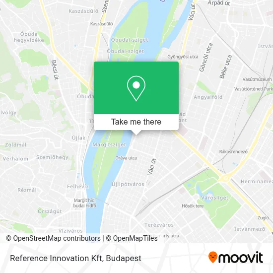 Reference Innovation Kft map