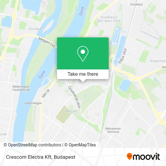 Crescom Electra Kft map