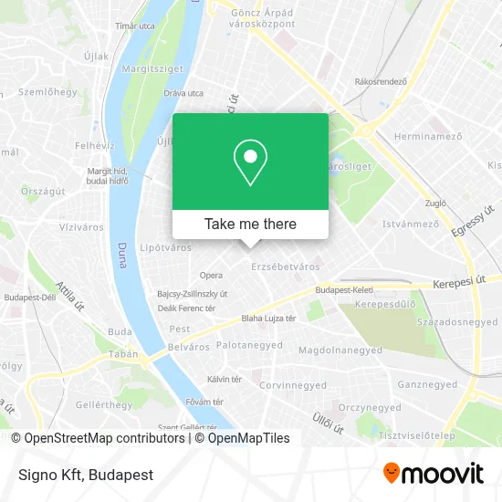 Signo Kft map