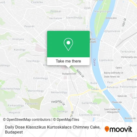 Daily Dose Klasszikus Kurtoskalacs Chimney Cake map
