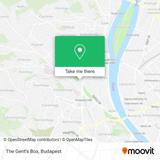 The Gent's Box map