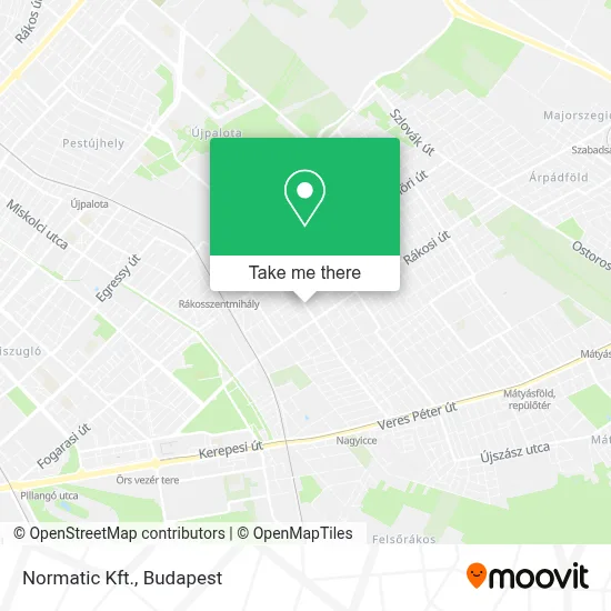 Normatic Kft. map