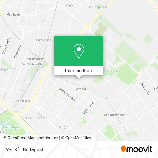 Var Kft map