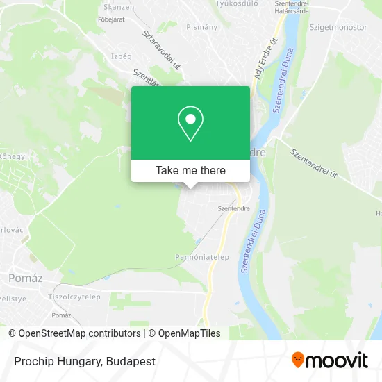 Prochip Hungary map