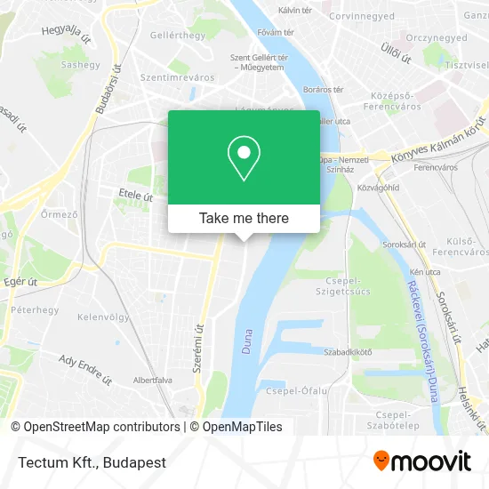 Tectum Kft. map