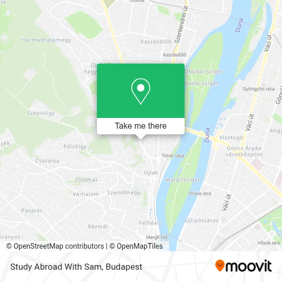Study Abroad With Sam map
