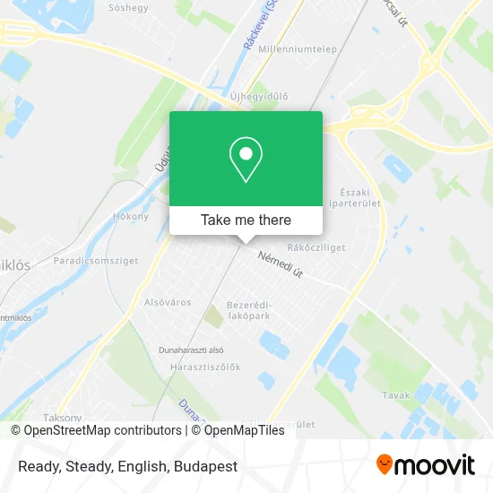 Ready, Steady, English map