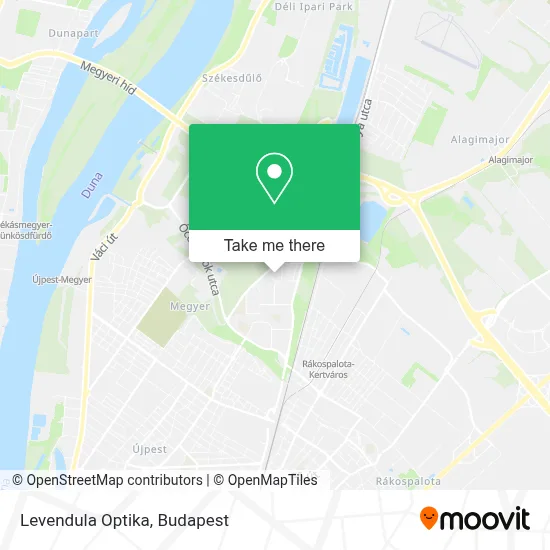Levendula Optika map