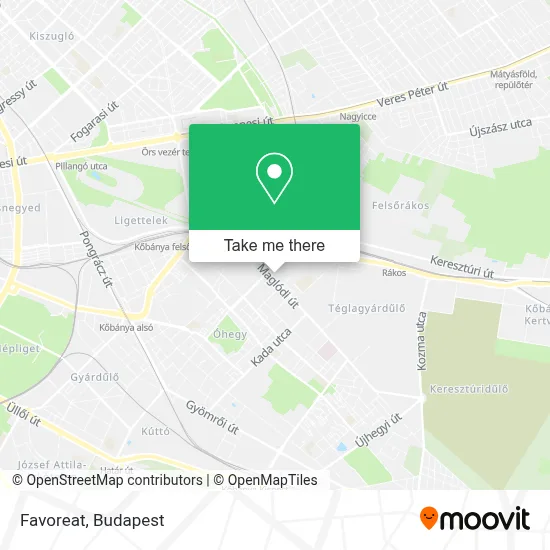 Favoreat map