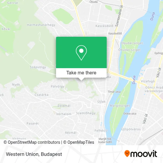 Western Union map