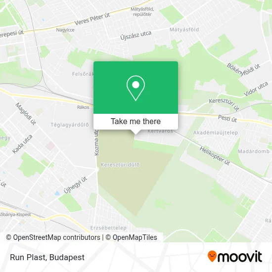 Run Plast map
