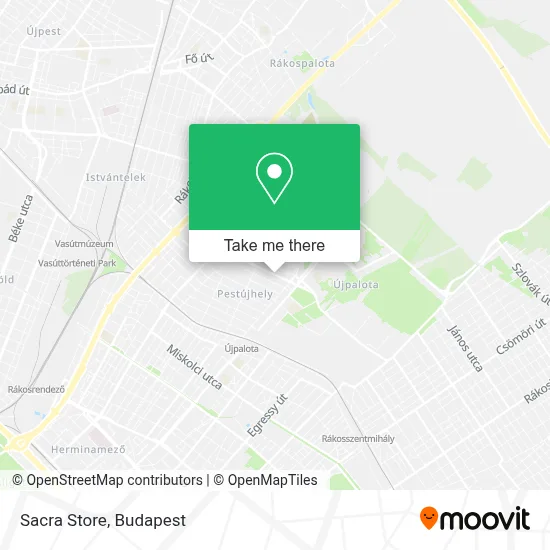 Sacra Store map