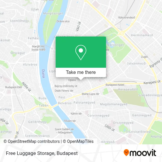 Free Luggage Storage map