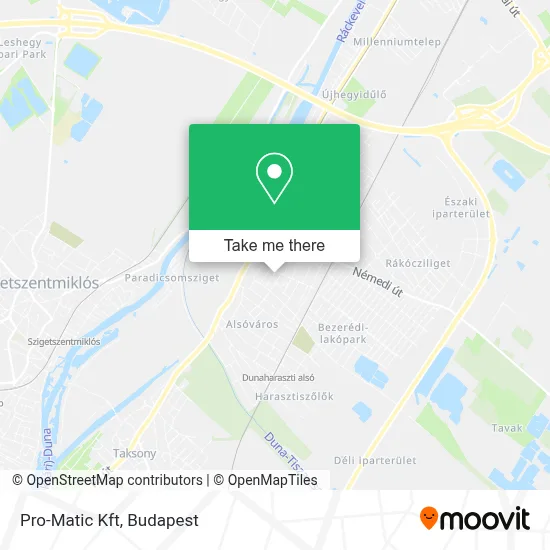 Pro-Matic Kft map