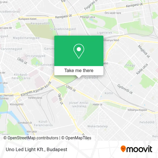Uno Led Light Kft. map