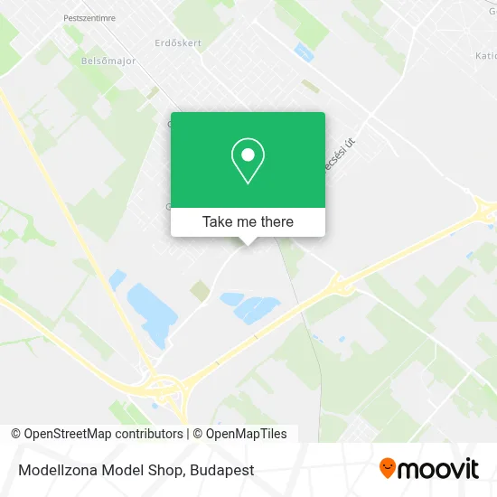 Modellzona Model Shop map