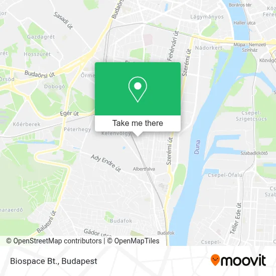 Biospace Bt. map