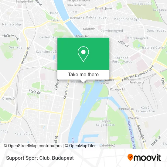 Support Sport Club map