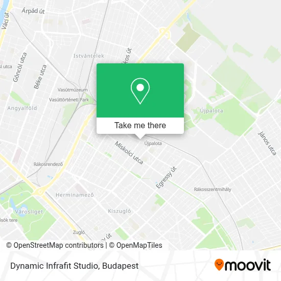 Dynamic Infrafit Studio map