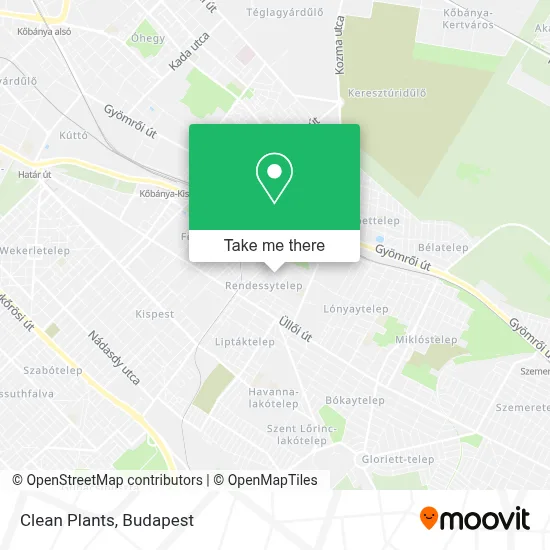 Clean Plants map