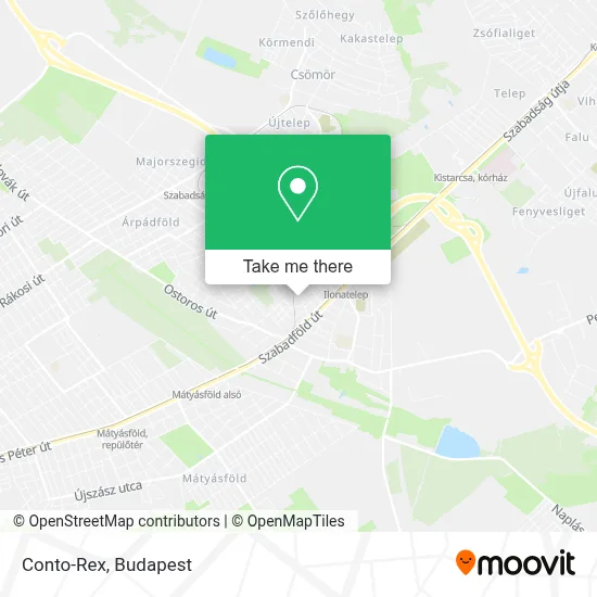 Conto-Rex map