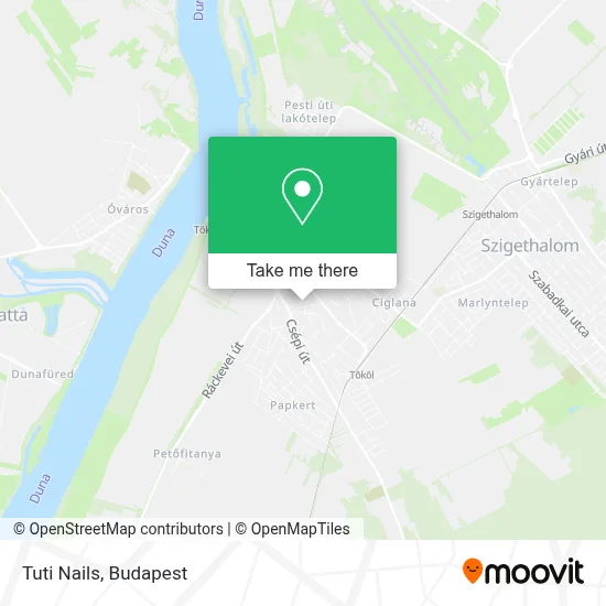 Tuti Nails map