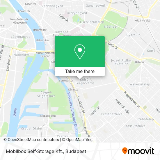 Mobilbox Self-Storage Kft. map