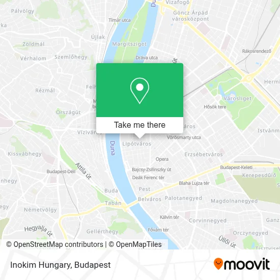 Inokim Hungary map