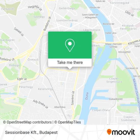 Sessionbase Kft. map