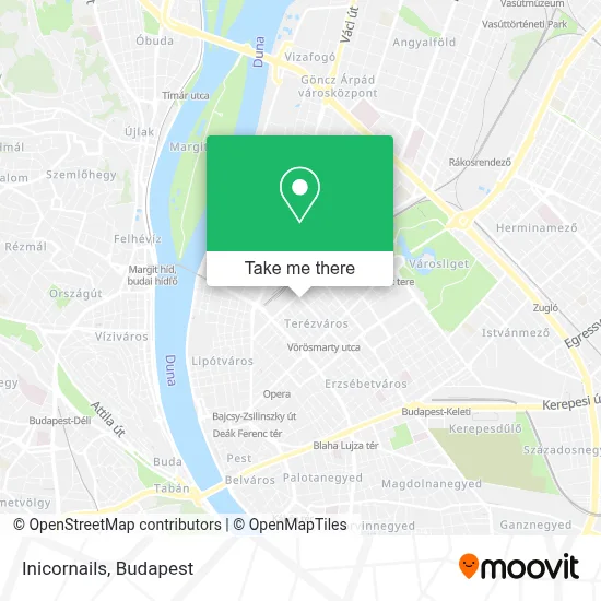 Inicornails map