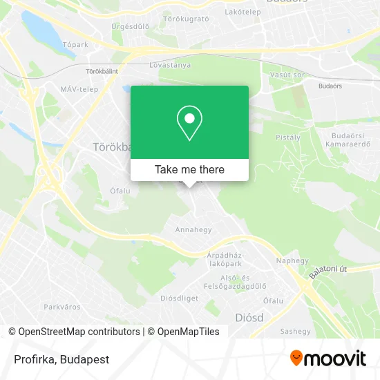 Profirka map