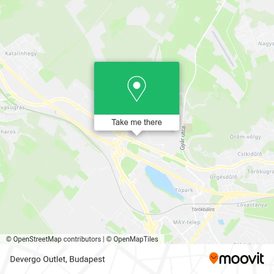 Devergo Outlet map