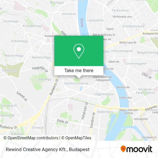 Rewind Creative Agency Kft. map