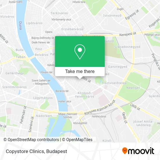 Copystore Clinics map