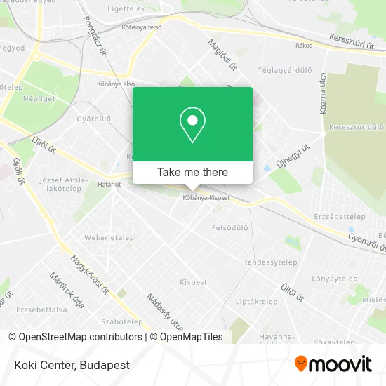 Koki Center map